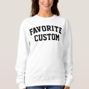 Camiseta Presente de aniversário de texto de palavra favori