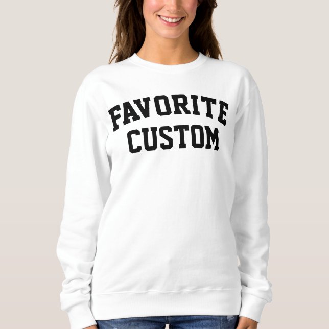 Camiseta Presente de aniversário de texto de palavra favori (Frente)