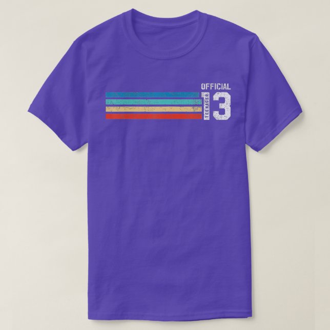 Camiseta Presente de aniversário de vídeo 13 desbloqueado n (Frente do Design)