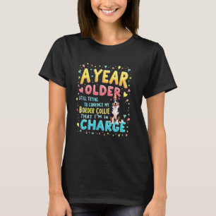 Camiseta Presente de Aniversário Divertido Border Collie Cã
