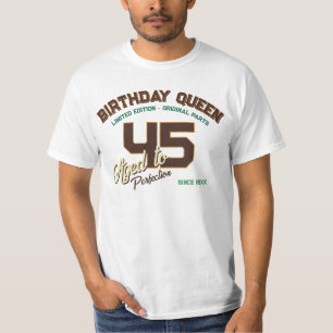Camiseta Presente de aniversário do Ano Vintage e Idade