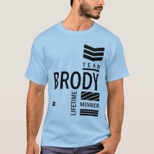 Camiseta Presente de Aniversário do Brody Personalized Name