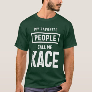 Camiseta Presente de Aniversário do Nome Personalizado do K