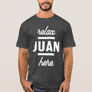 Camiseta Presente de aniversário do nome personalizado Juan