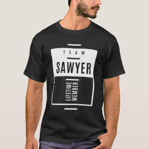 Camiseta Presente de Aniversário do Nome Personalizado Sawy