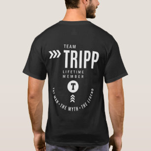 Camiseta Presente de Aniversário do Nome Personalizado Trip