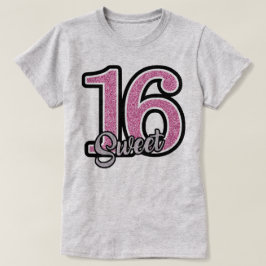 Camiseta Presente de Aniversário Doce 16