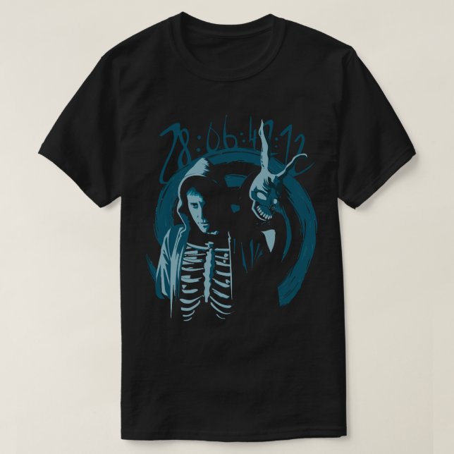 Camiseta Presente de Aniversário Donnie Horror Darko Filme  (Frente do Design)
