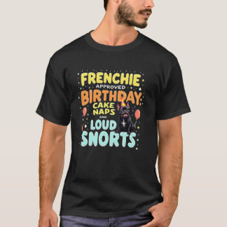 Camiseta Presente de Aniversário Engraçado Cachorro Bulldog