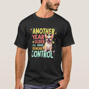 Camiseta Presente de Aniversário Engraçado Cachorro Bulldog