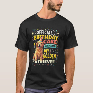 Camiseta Presente de Aniversário Engraçado Cachorro Retriev