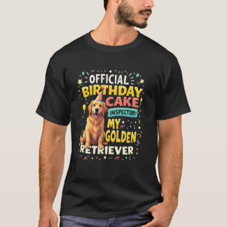 Camiseta Presente de Aniversário Engraçado Cachorro Retriev