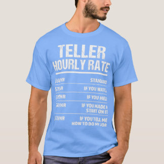 Camiseta Presente de Aniversário Engraçado com Taxa Horária