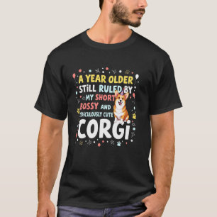 Camiseta Presente de Aniversário Engraçado Corgi Galês Cach