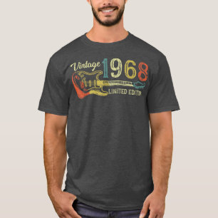 Camiseta Presente de aniversário engraçado de 1968 para hom
