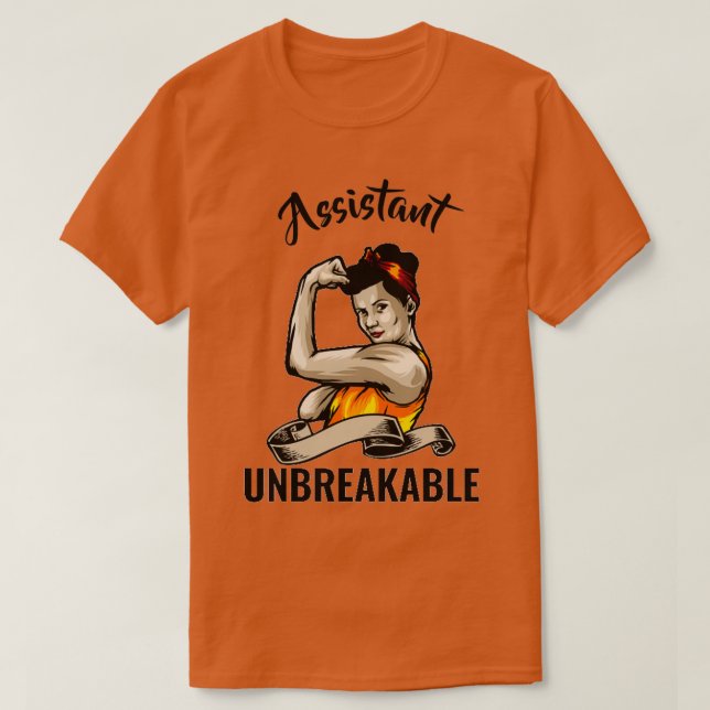 Camiseta Presente De Aniversário Engraçado Do Assistente In (Frente do Design)