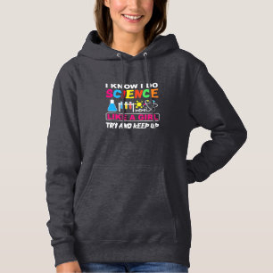 Camiseta Presente de aniversário Eu Sei Fazer Ciência Com