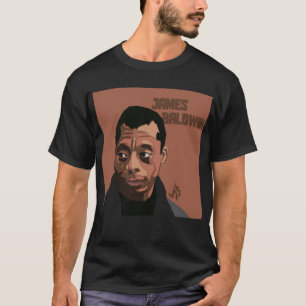 Camiseta Presente de Aniversário James Baldwin Engraçados P