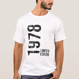 Camiseta Presente de Aniversário Original de 1978 Agora 48 