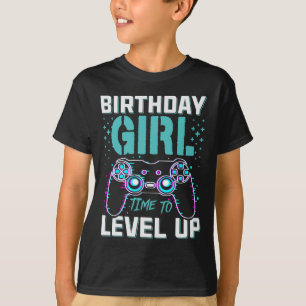 Camiseta Presente De Aniversário Para A Menina Chegar Ao Ní