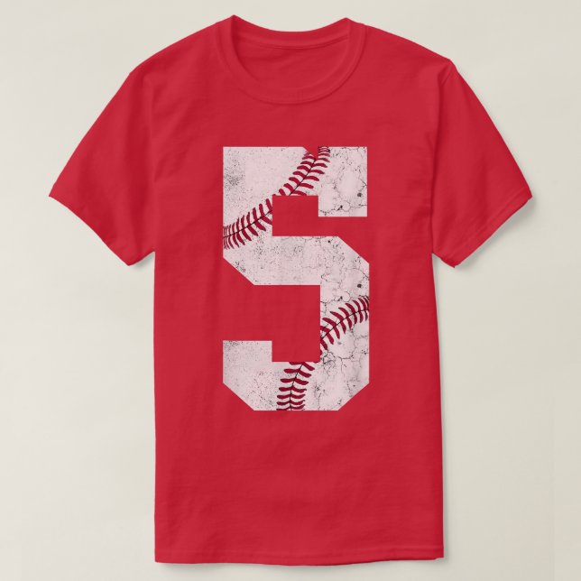 Camiseta Presente De Aniversário Para Garotos De Beisebol P (Frente do Design)