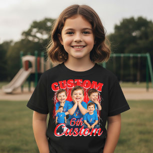 Camiseta Presente de aniversário personalizado bootleg para