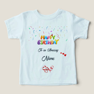 Camiseta Presente de aniversário personalizado - Divertido