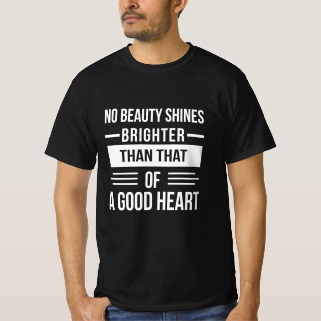 Camiseta Presente de Aniversário Um Bom Coração (Frente)