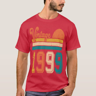 Camiseta Presente de aniversário Vintage 1999 retrô