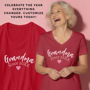 Camiseta Presente de Ano Novo para Avó Editável