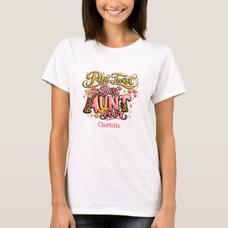 Camiseta Presente de Anúncio de Gravidez para Tia