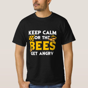 Camiseta Presente de apicultor   Fique Calmo Ou As Abelhas 