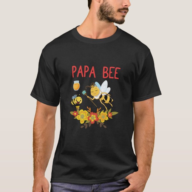 Camiseta Presente de Apicultor | Flores do Papai Abelha (Frente)