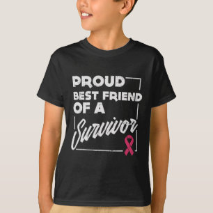 Camiseta Presente de Apoio ao cancer de mama Sobrevivente d
