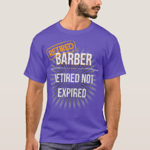 Camiseta Presente de aposentadoria de barbeiro aposentado p