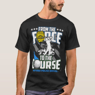 Camiseta Presente de Aposentadoria de Golfe Engraçado Ofici