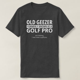 Camiseta Presente de Aposentadoria de Golfe Engraçado para