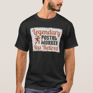 Camiseta Presente de Aposentadoria de Trabalhador Postal Ca