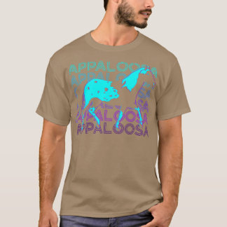 Camiseta Presente de Appaloosa Horse Retro Appaloosa