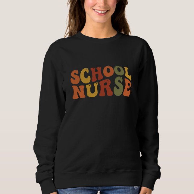 Camiseta Presente de Apreciação à Enfermeira Escolar (Frente)