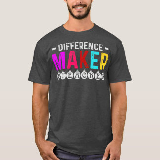 Camiseta Presente de Apreciação de Professores de Diferença
