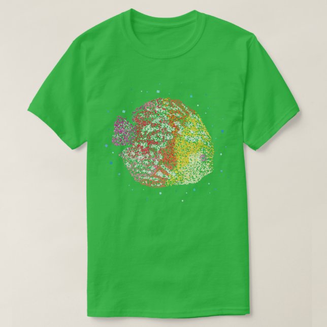 Camiseta Presente de Aquário de Peixes Ornamentais (Frente do Design)