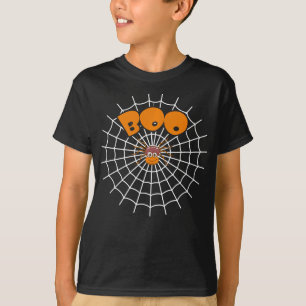 Camiseta Presente de aranha Engraçado Boo Spider Web Hall