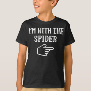 Camiseta Presente de aranha   Estou com a fantasia de aranh