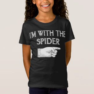Camiseta Presente de aranha Estou com a fantasia de aranh