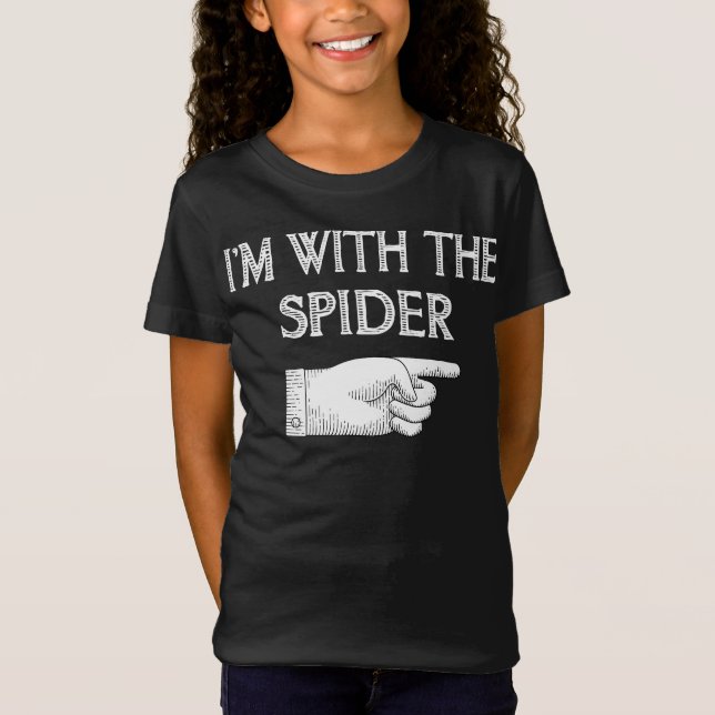 Camiseta Presente de aranha | Estou com a fantasia de aranh (Frente)