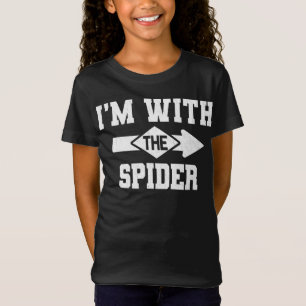 Camiseta Presente de aranha   Estou com a fantasia de aranh