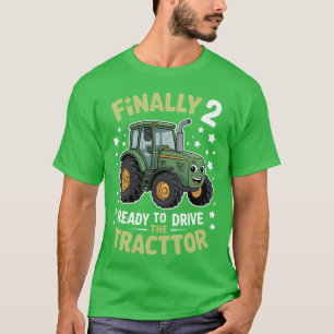 Camiseta Presente de arte de fazenda Finalmente 2 Pronto pa