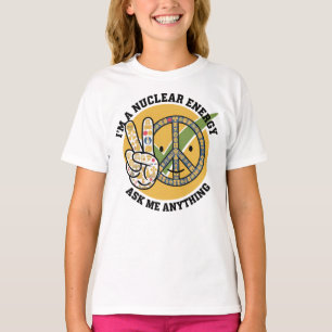 Camiseta Presente de arte do vetor de design de Energia Nuc
