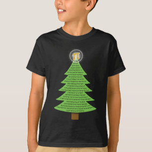 Camiseta Presente De Árvore De Natal Pi 3.14 Para Estudante